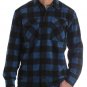 New Wrangler Big Men's Long Sleeve Plaid Wicking Fleece Shirt XL with tags