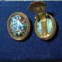 Vintage Mosaic Confetti Glass Earrings