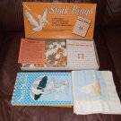 Vintage Stork Bingo Party Game - Baby Shower - Leister Game Co.,1957-Plus Extras