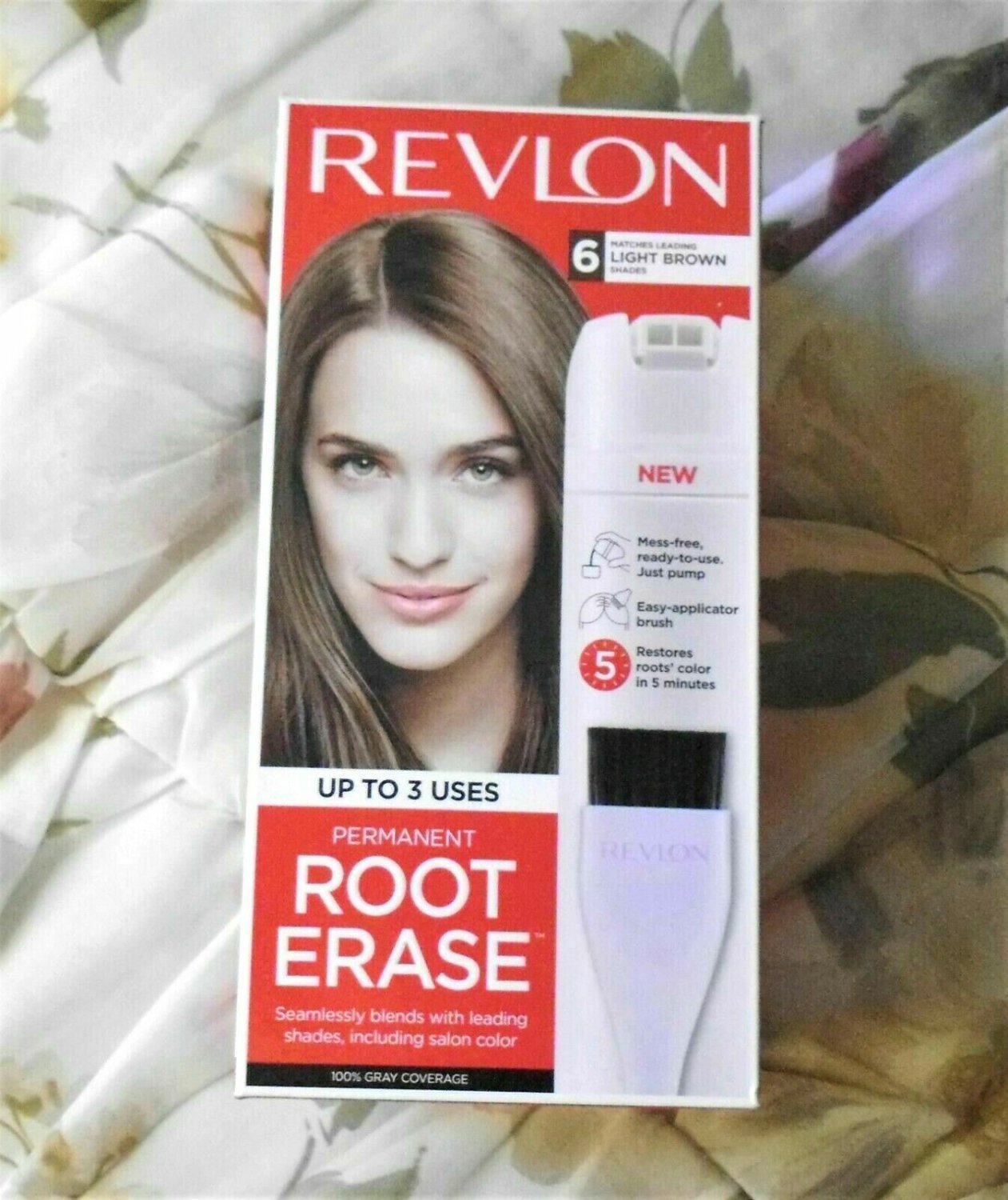 Revlon Root Ease- level 6 Light Brown Permanent Hair Color