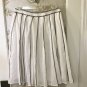 Talbots White And Gray Stripe A-Line Skirt Size 6