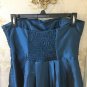 XXI Dark Blue Strapless Short Taffeta Party Dress,Size L