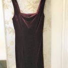 FOREVER 21 Womens Maroon Velvet Sleeveless Cocktail Bodycon Dress- Size S
