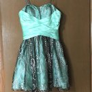 Hailey Logan by Adrianna Papell Mint Green Short Layered Party Dress Size 3/4