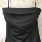 Forever Yours Black Satin Strapless Formal Party Dress
