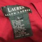 Lauren Ralph Lauren Red One Shoulder Maxi Dress Long Gown-Size L