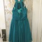Speechless Junior Sleeveless Embellished Ruched Fit & Flare Green Dress-Size 0