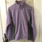 The North Face Womens Lavender and Gray Fleece Full Zip Jacket-Size M The North Face Womens Lavender and Gray Fleece Full Zip Jacket-Size M