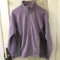 The North Face Womens Lavender and Gray Fleece Full Zip Jacket-Size M
