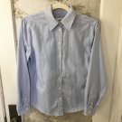 Talbots Women's Long Sleeve Button-Up Cotton Solid Light Blue Shirt- sz 4 Talbots Women's Long Sleeve Button-Up Cotton Solid Light Blue Shirt- sz 4