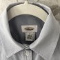 Talbots Women's Long  Sleeve Button-Up Cotton Solid Light Blue Shirt- sz 4