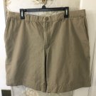 Columbia Men's Tan Khaki Canvas Cargo Shorts Size 40-10 ins