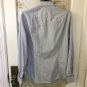 JOHN VARVATOS Star U.S.A. Long Sleeve Pinstripe Gray Dress Shirt-15 1/2 Long