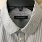 JOHN VARVATOS Star U.S.A. Long Sleeve Pinstripe Gray Dress Shirt-15 1/2 Long