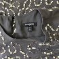 Express Gray Sequin Short Sleeve Scoop Neck Dressy Top- Size L