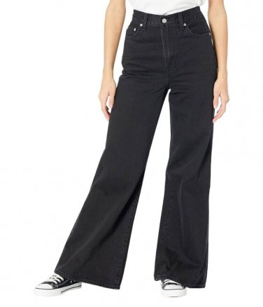 Levi's Women's Size 29x32 High-Rise Loose Flared Black Jeans- NWT