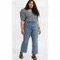 Levi's Plus Size Womens High Waisted Cropped Flare Jeans Light Wash 22W-NWT