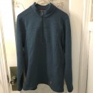 Eastern Mountain Sports EMS Men's Half zip Fleece Sweater Jacket Blue-Size L Eastern Mountain Sports EMS Men's Half zip Fleece Sweater Jacket Blue-Size L