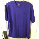 Reebok Men's Purple PlayDry Logo Short Sleeve T-Shirt,Size M
