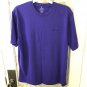 Reebok Men's Purple PlayDry Logo Short Sleeve T-Shirt,Size M