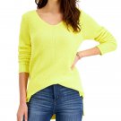 Style & Co Cotton V-Neck Tunic Sweater,Sunray-XLarge,NWT
