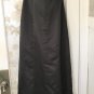 Forever Yours Black Satin Strapless Formal Party Dress-Size 4