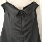 Forever Yours Black Satin Strapless Formal Party Dress-Size 4