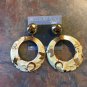 Accessory Place Western Theme Goldtone Pierced Earrings-NWT