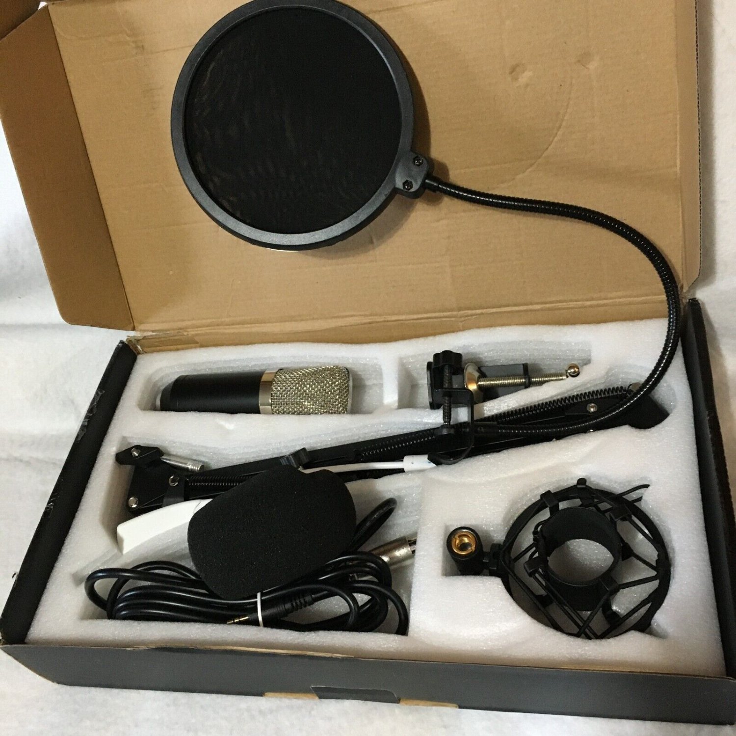 Zingyou Condenser Microphone Bundle, Zy-007 Professional Cardioid 