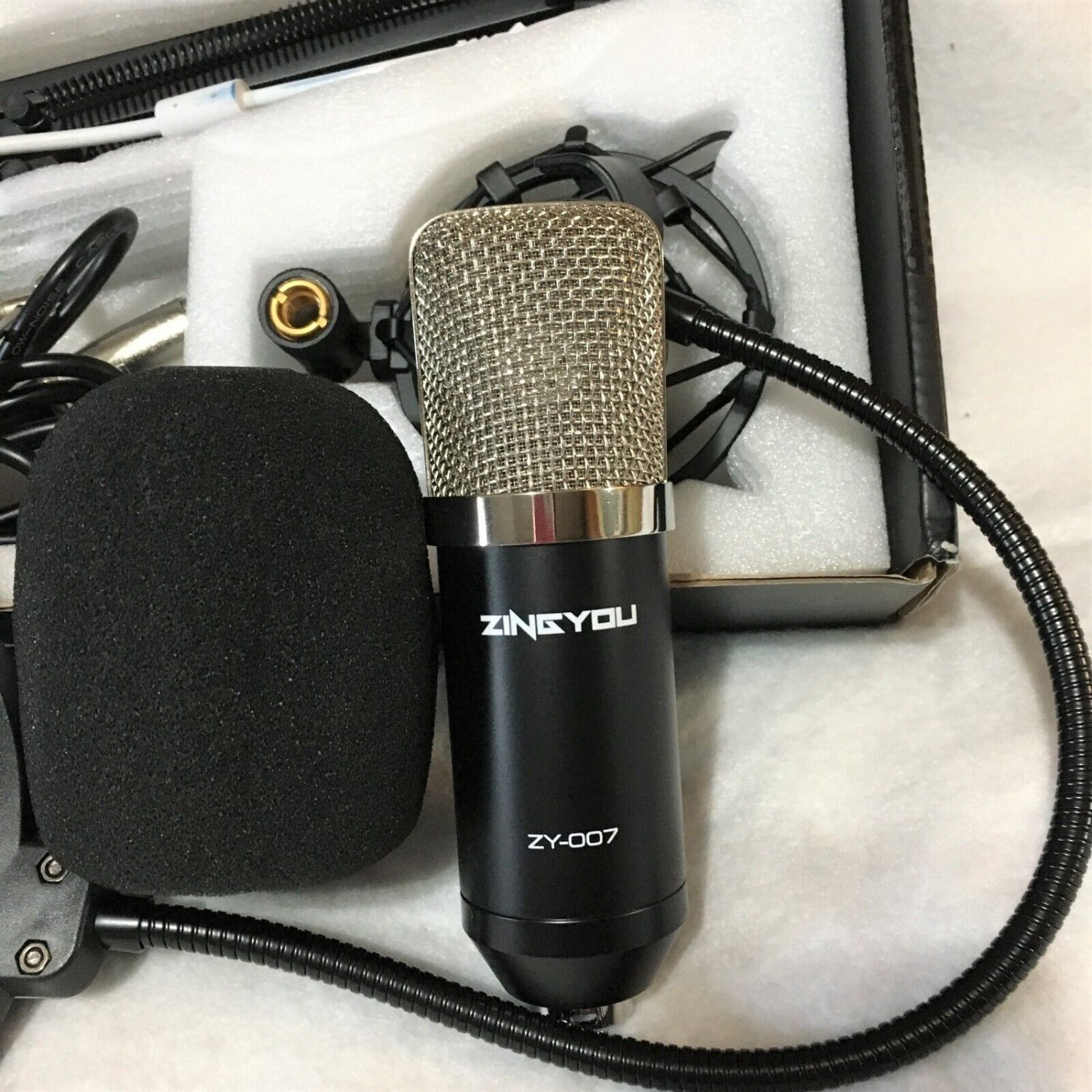 ZINGYOU Condenser Microphone Bundle, ZY007 Professional Cardioid