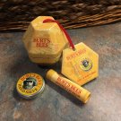 A Bit Of Burts Bees Kit- Beeswax Lip Balm And Hand Salve-New