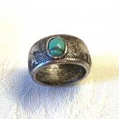 Vintage Tibetan Silver And Turquoise India Elephant Ring