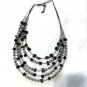 Colorful Beaded Wire Necklaces Mixed Lot Of 3