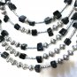 Colorful Beaded Wire Necklaces Mixed Lot Of 3