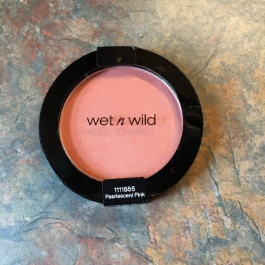 Wet n Wild Color Icon Face Blush, Pearlescent Pink 1111555, 0.21 oz