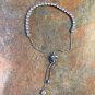 Silvertone Adjustable Slider Lariat Rhinestone Bracelet
