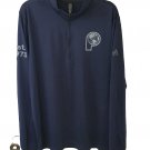 Adidas Pennco Tech Men's Navy Blue 1/4 Zip Pullover Top-Size XL