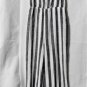 FOREVER21 Women's Gray & White Stripe One Piece Jumpsuit-Size M