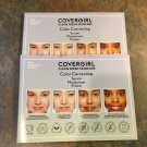2-Covergirl Color Correcting Serum Clean Fresh Skincare Primer Sample Cards-New