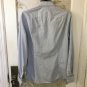JOHN VARVATOS Star U.S.A. Long Sleeve Pinstripe Men Gray Dress Shirt-15 1/2 Long
