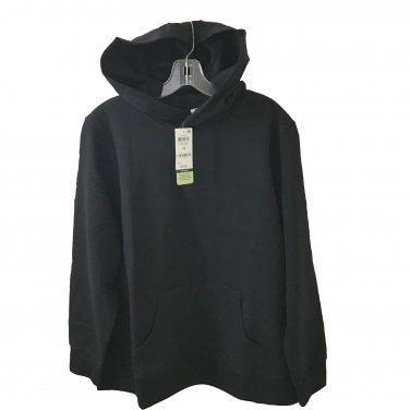 Ideology Women's Plus Size Black Pullover Hoodie-Size 1X,NWT