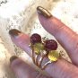 Four Band Goldtone Rhinestone Statement Cocktail Ring-Size 6 1/4