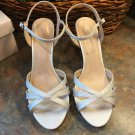 PARADOX LONDON PINK Hero Women's  Sandals In Silver Shimmer- Size 10