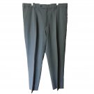 Hart Schaffner Marx Wool Spandex Gray Flat Front  Dress Pants Trousers- 38/29
