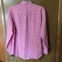 Mason's Mens Red Check Long Sleeve Linen Shirt-Size L
