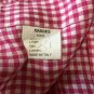 Mason's Mens Red Check Long Sleeve Linen Shirt-Size L