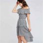 Rachel Rachel Roy Ava Black & White Gingham Check  Sundress Size 0X (14-16)