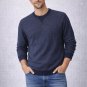 RHONE Mens Navy/Smoke Birdseye Performance Knit Crewneck Sweater-Small, NWT