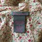 FIRE Los Angeles Boho Short Open Front Shear Floral Over Blouse Top- Size S
