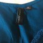 Cynthia Rowley Blue Lace Cap Sleeve Top-Size XL